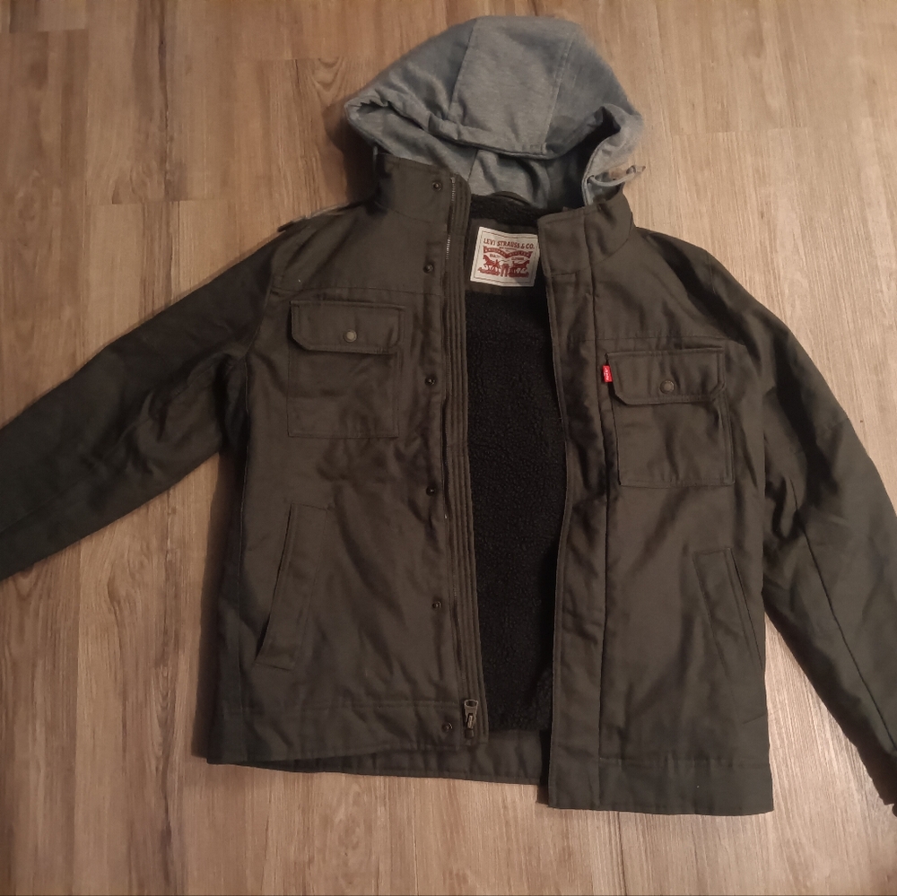 Levis Mens Small Jacket w Hood